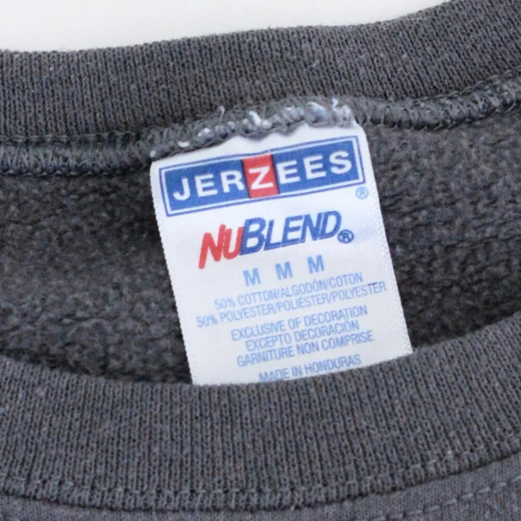 Vintage Jerzees Mi State Spartans University Collegiate Gray Neck Sweater Medium - Picture 9 of 10